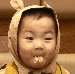 吃东西，吸个鼻涕