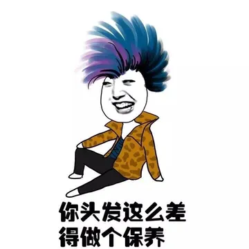 你头发这么差 得做个包养