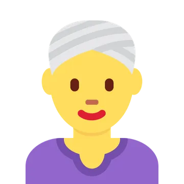 Woman wearing turban