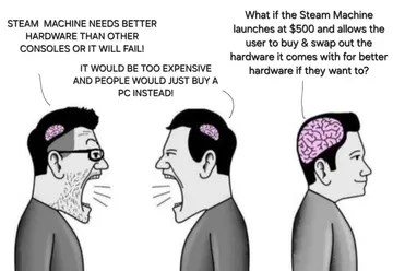 Steam Machine Could Allow The User To Choose.