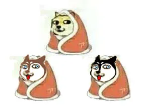 包着棉被的doge