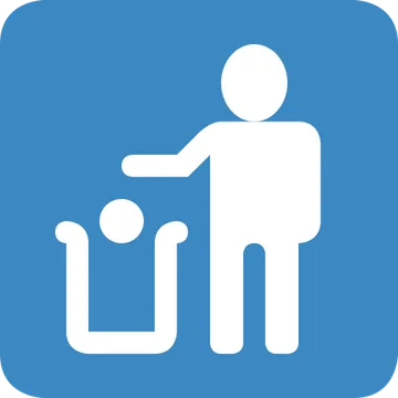 Litter in bin sign