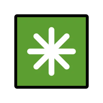 Eight-spoked asterisk