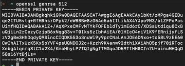 Is Anybody Using This Private Key