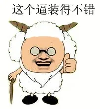 慢羊羊:这个逼装得不错
