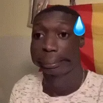 黑人小哥流汗表情包