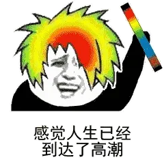 感觉人生已经到达了高潮
