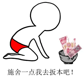 施舍一点我去扳本吧!