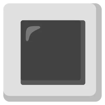 White square button