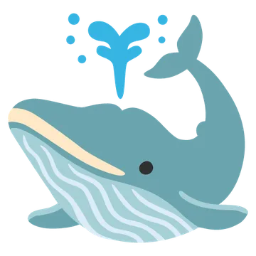 Spouting whale