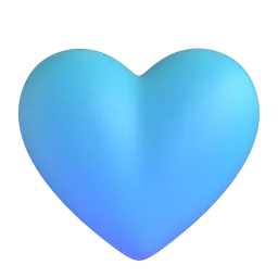 Light blue heart