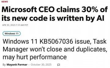 AI Writes 30% Of The Code, 100% Of The Bugs