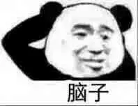 脑子(熊猫人挠头)
