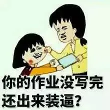你的作业没写完还出来装逼