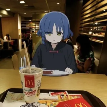 Ryo eating mc Donalds