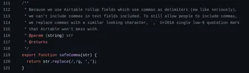 Replacing Commas In Strings With A Lookalike, For Security Reasons