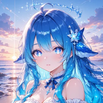 深海星辉·DeepSeek 拟人头像