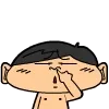 抠鼻