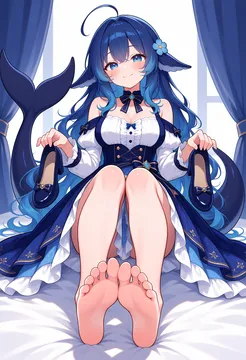 DeepSeek娘·床边的玉足时刻