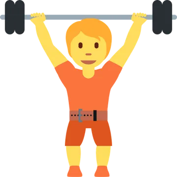 Person lifting weights