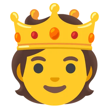Person with crown