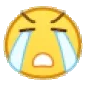 大黄脸表情包 哭惹