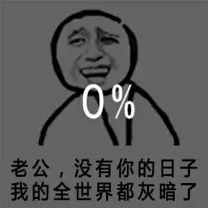 老公,没有你的日子我的全世界都灰暗了