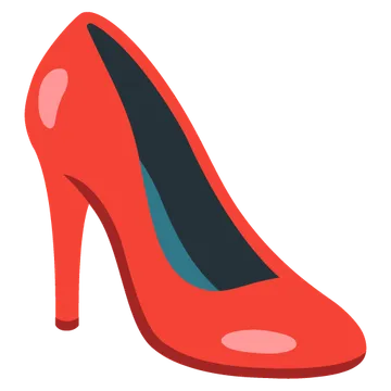 High-heeled shoe