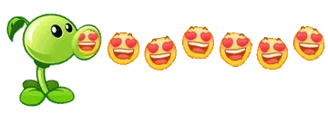 豌豆射手爱了 emoji 表情包