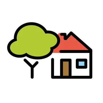 House with garden