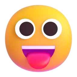 Face with tongue