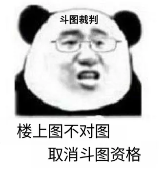 楼上图不对图.取消斗图资格!(斗图裁判)