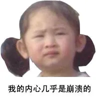 我的内心几乎是崩溃的
