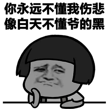 你永远不懂我伤悲 像白天不懂爷（夜）的黑