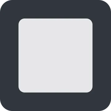 Black square button
