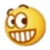 小黄脸龇牙表情包 斜眼
