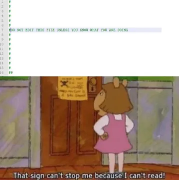 When you find files that start with the following...