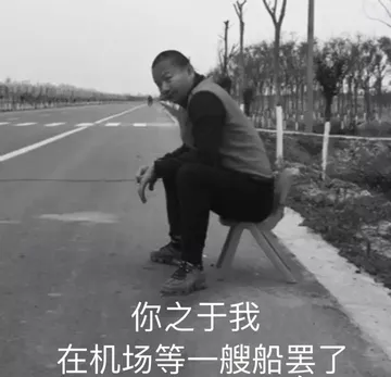 你之于我在机场等一艘船罢了