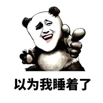 以为我睡着了