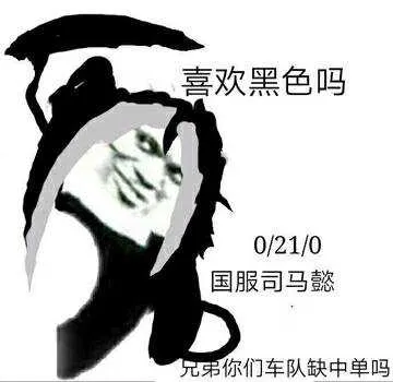 喜欢黑色吗?国服司马懿