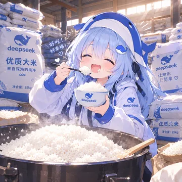 在粮仓里吃着米饭的大肥鱼 其二