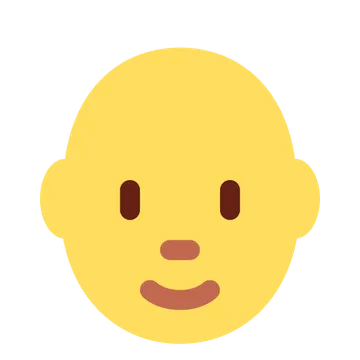 Person: bald