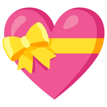 Heart with ribbon