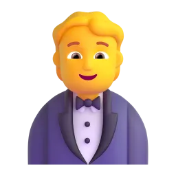 Person in tuxedo