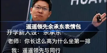 遥遥领先余承东表情包-遥遥领先什么梗-多特游戏