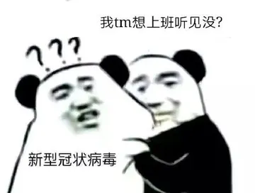 我tm想上班听见没？？新型冠状病毒
