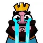 Clash Royale Crying King (Gif Version) GIF Template