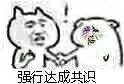 强行达成共识