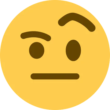 Face with raised eyebrow