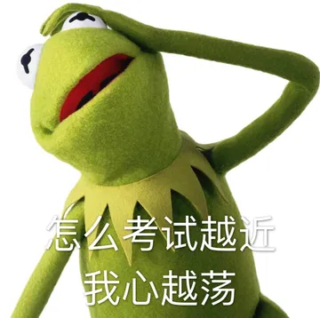 怎么考试越近，我心越荡